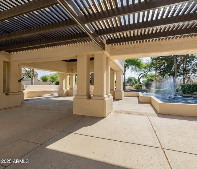 1591 S Sycamore Pl, Chandler, AZ 85286 - view of patio / terrace with a pergola