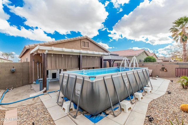 view of pool featuring a gazebo