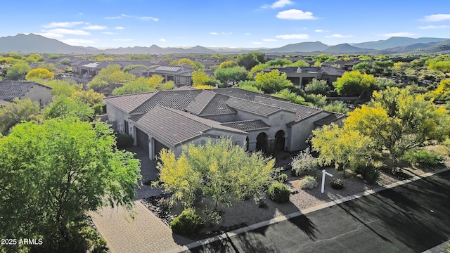 37308 N 100th Pl, Scottsdale, AZ 85262 - aerial view featuring a residential view and a mountain view