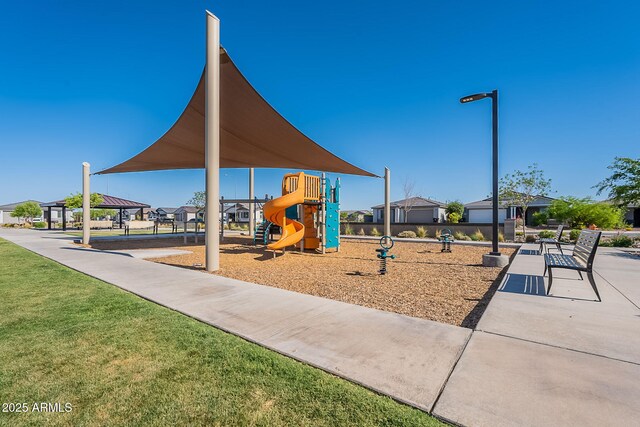 6117 S Adelle, Mesa, AZ 85212 - community play area featuring a lawn and a gazebo