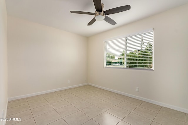 2130 W Colter St, Phoenix, AZ 85015 - unfurnished room with ceiling fan, light tile patterned flooring, and baseboards