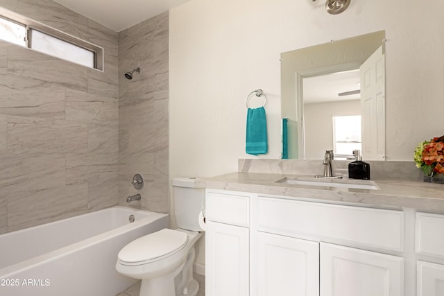 2130 W Colter St, Phoenix, AZ 85015 - full bath featuring vanity, toilet, and shower / washtub combination