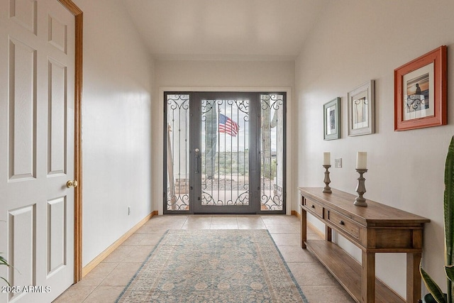 26215 N 115th Ave, Peoria, AZ 85383 - foyer entrance featuring light tile patterned floors and baseboards