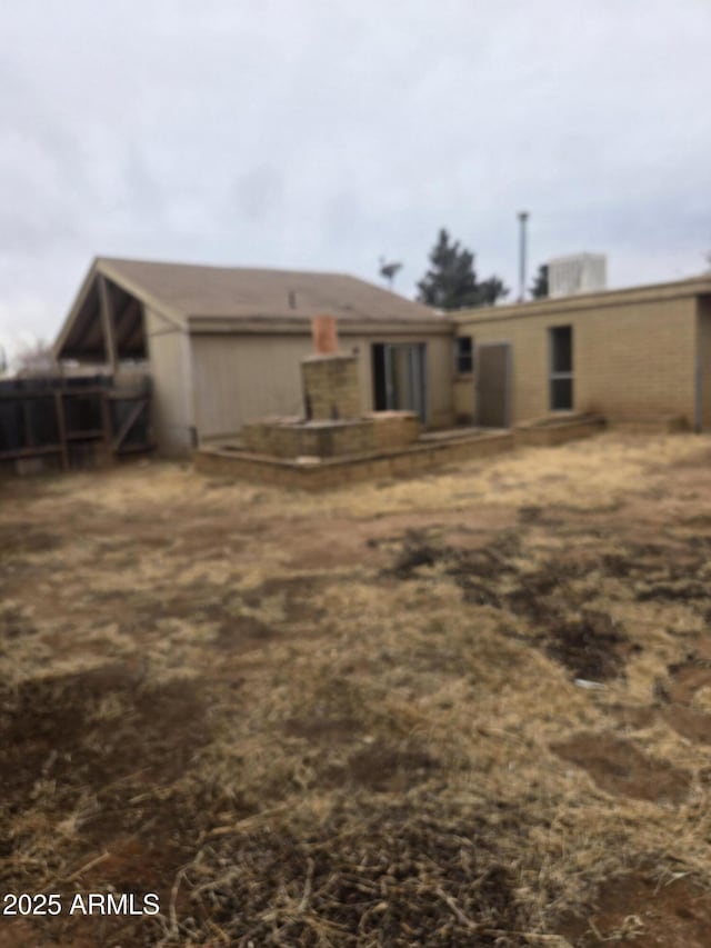 view of rear view of property