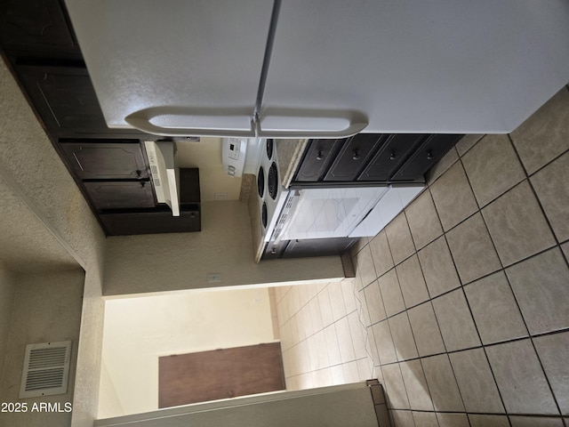 interior space featuring tasteful backsplash