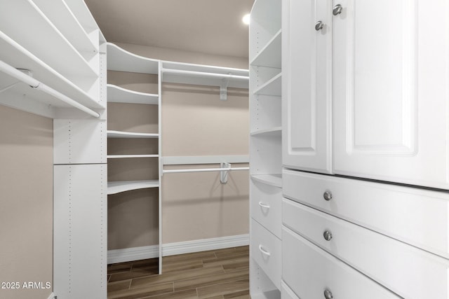 4913 E Acoma Dr, Scottsdale, AZ 85254 - walk in closet with wood finished floors
