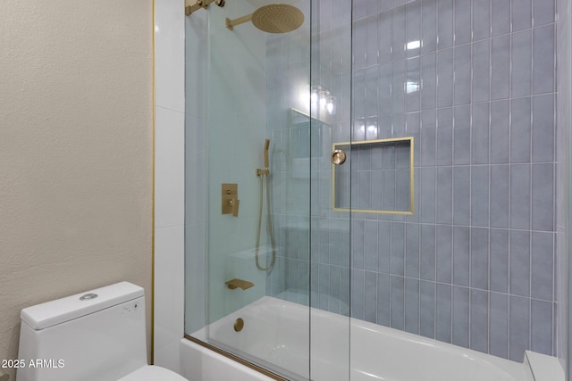 4913 E Acoma Dr, Scottsdale, AZ 85254 - full bath featuring enclosed tub / shower combo and toilet