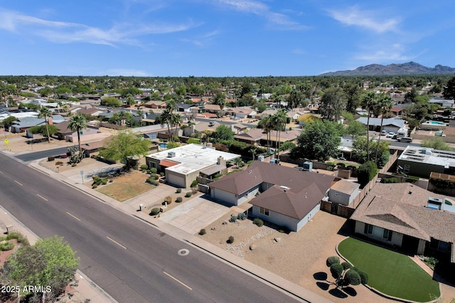 4913 E Acoma Dr, Scottsdale, AZ 85254 - aerial perspective of suburban area with a mountain backdrop