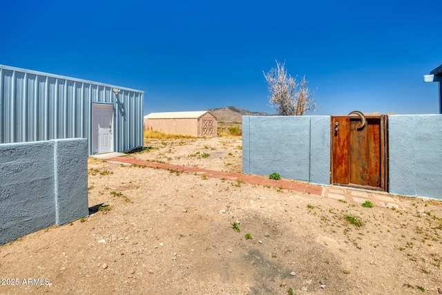 3298 W Monte Vista Trl, Benson, AZ 85602 - view of yard featuring an outdoor structure