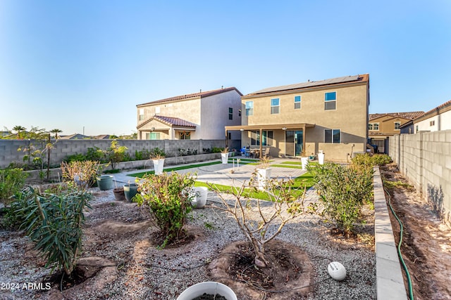 view of yard with a patio