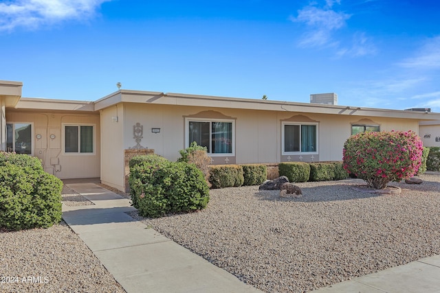 view of ranch-style home