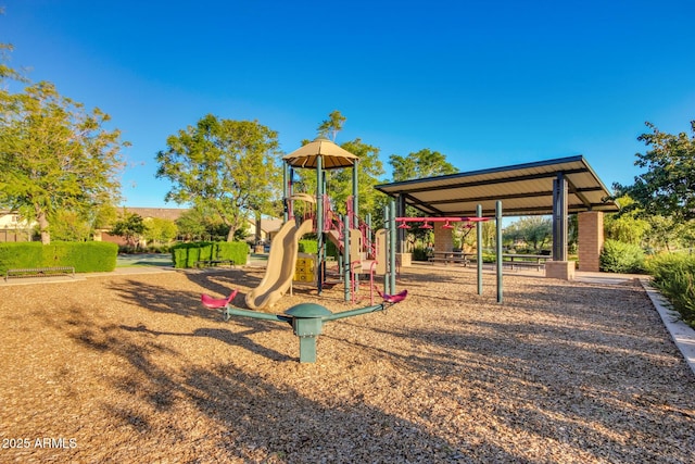 view of communal playground