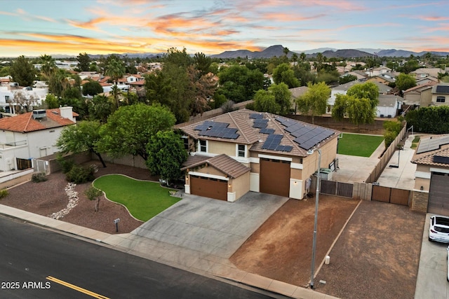 3944 W Paradise Ln, Phoenix, AZ 85053 - aerial perspective of suburban area featuring a mountainous background