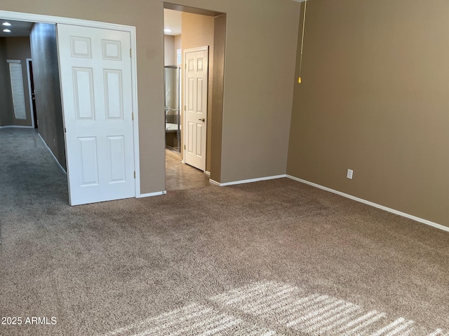 empty room with carpet floors