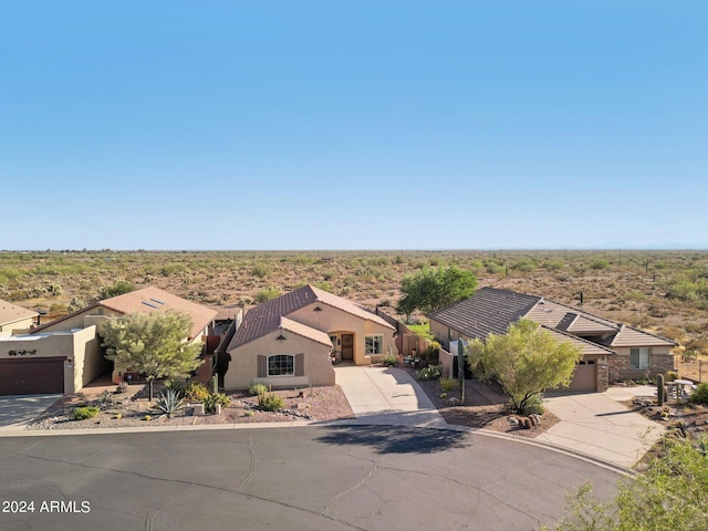 view of subject property