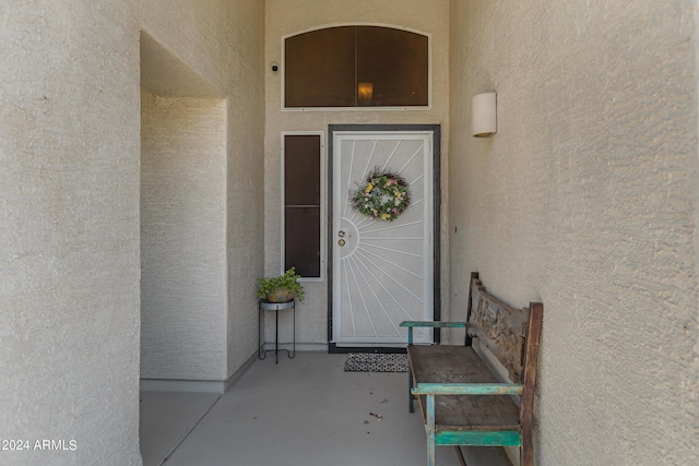 view of entrance to property