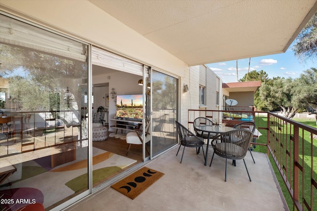 3737 E Turney Ave Unit 206, Phoenix, AZ 85018 - balcony with outdoor dining area