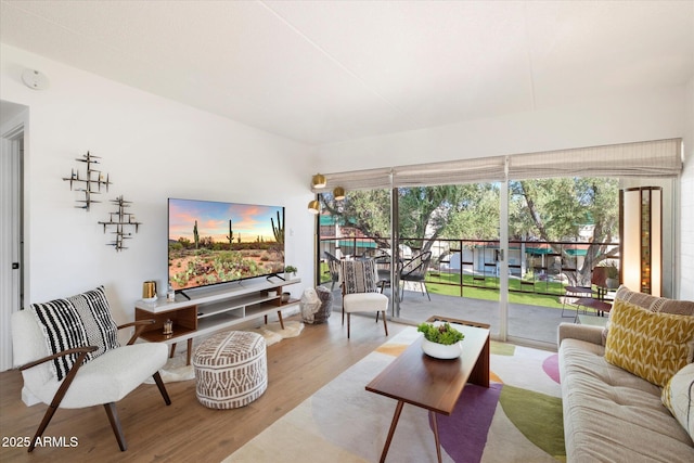 3737 E Turney Ave Unit 206, Phoenix, AZ 85018 - living area with wood finished floors