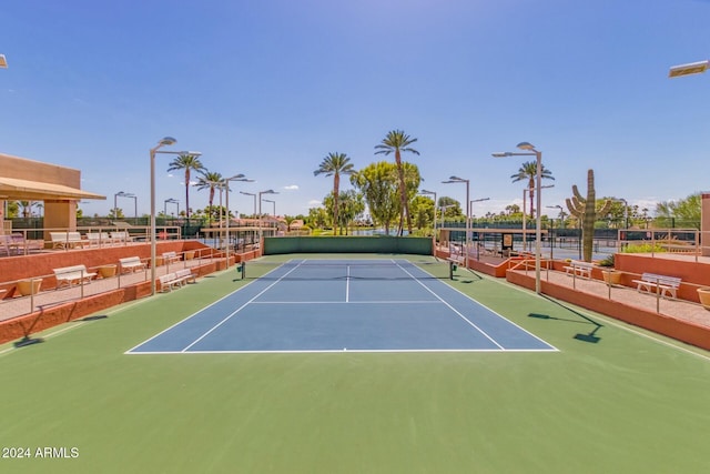 view of sport court