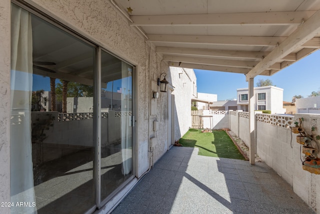 view of patio