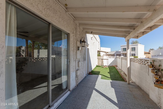 16053 N 26th Cir, Phoenix, AZ 85023 - view of patio with a fenced backyard