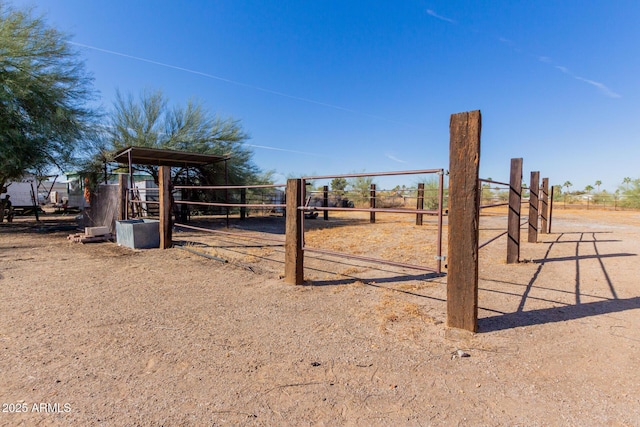 view of jungle gym