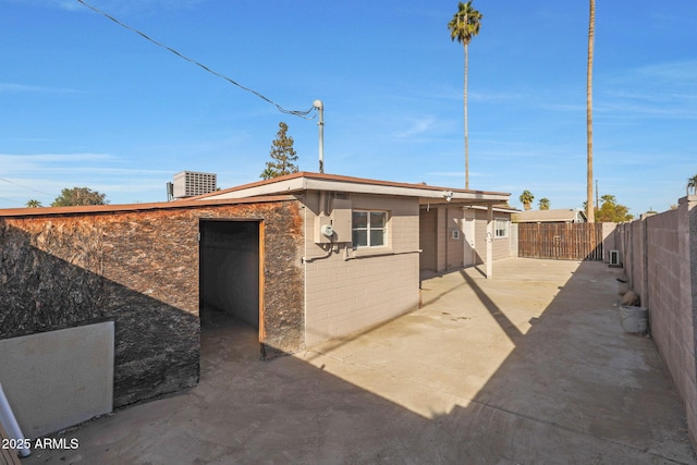 view of rear view of property