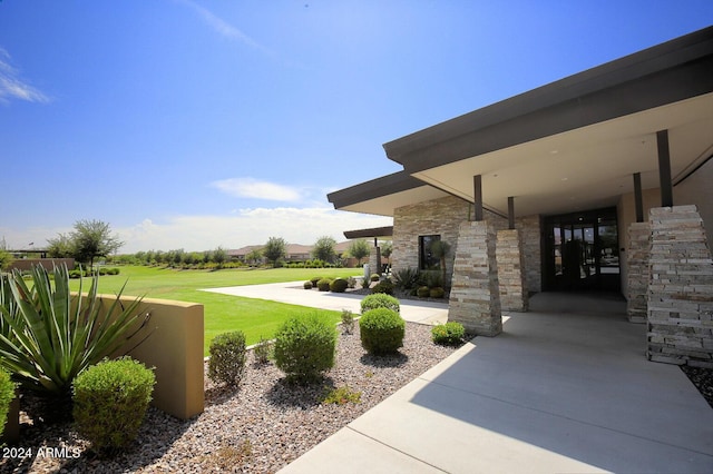 view of patio