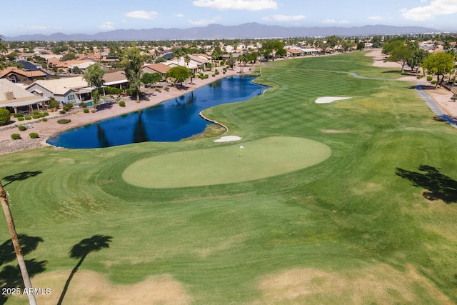 3394 N 147th Ln, Goodyear, AZ 85395 - aerial perspective of suburban area featuring a water and mountain view and a local golf course