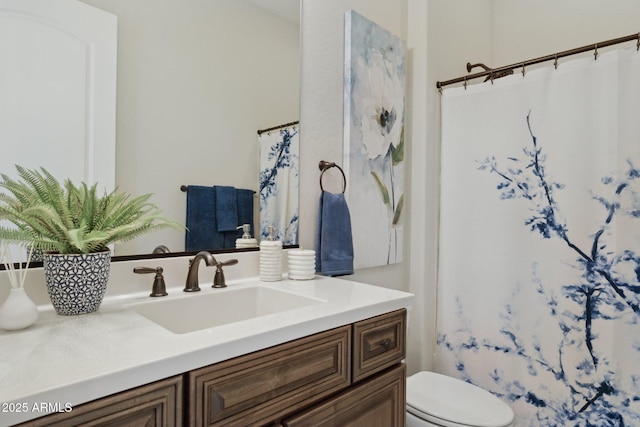 6450 E Monterra Way, Scottsdale, AZ 85266 - full bathroom featuring vanity and a shower with curtain