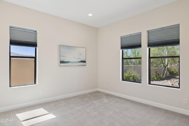6450 E Monterra Way, Scottsdale, AZ 85266 - unfurnished room featuring plenty of natural light, light colored carpet, and recessed lighting