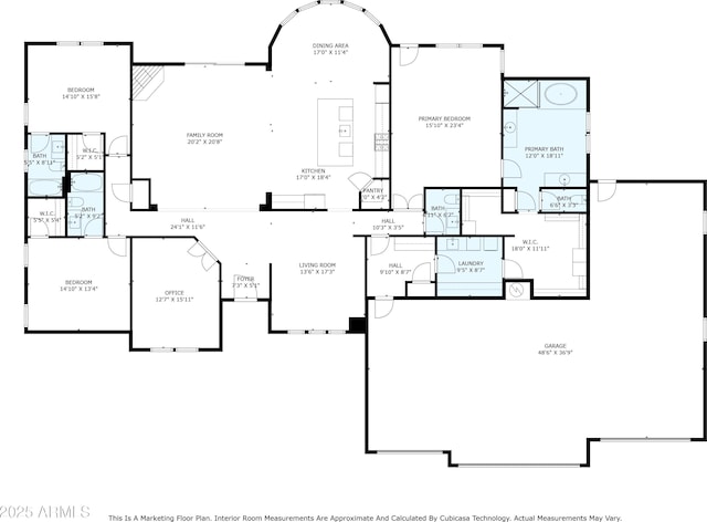 6450 E Monterra Way, Scottsdale, AZ 85266 - view of home floor plan