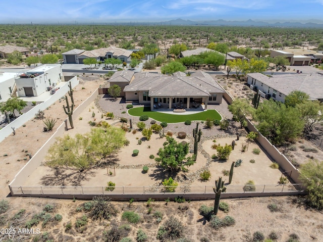 6450 E Monterra Way, Scottsdale, AZ 85266 - aerial view of residential area featuring a mountain backdrop