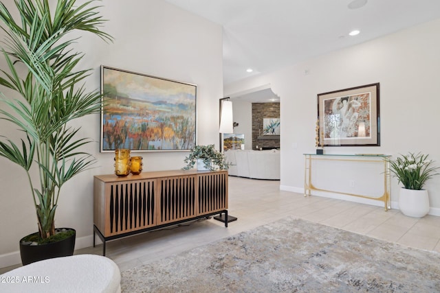 6450 E Monterra Way, Scottsdale, AZ 85266 - hall featuring recessed lighting