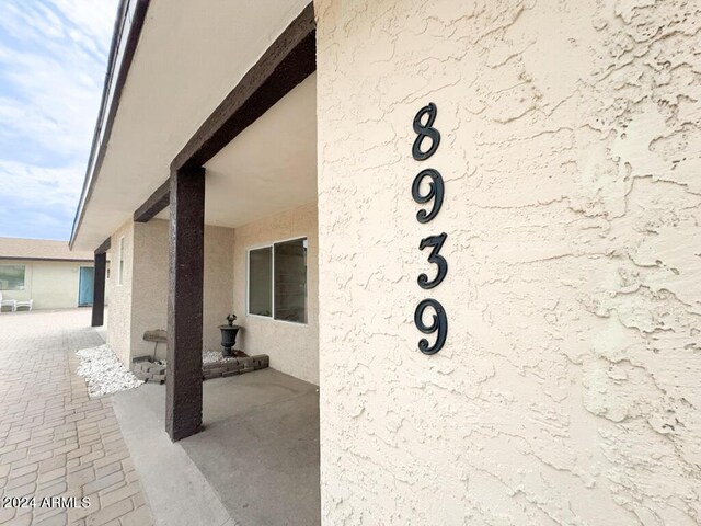 details with stucco siding