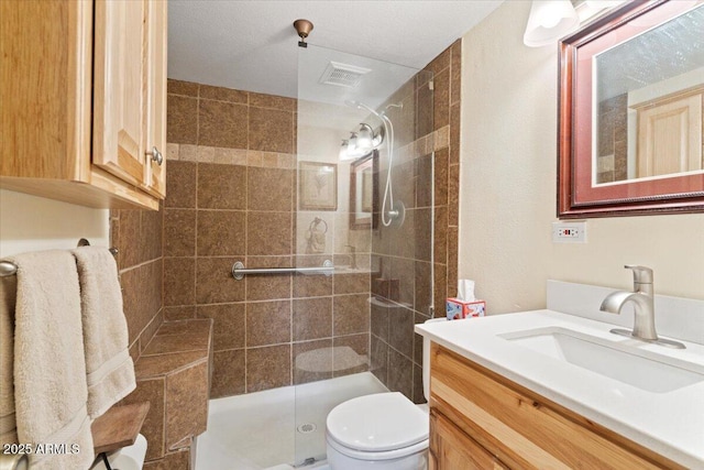 16510 E Palisades Blvd Unit 42, Fountain Hills, AZ 85268 - full bathroom with a stall shower, toilet, and vanity