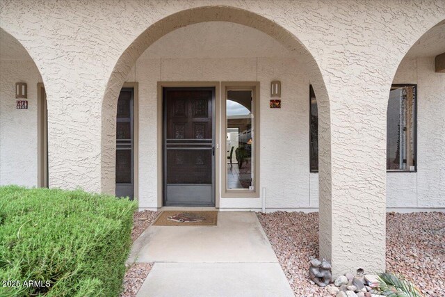 16510 E Palisades Blvd Unit 42, Fountain Hills, AZ 85268 - property entrance with stucco siding