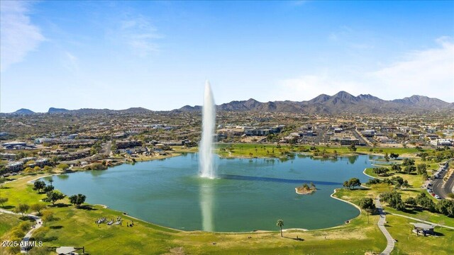 16510 E Palisades Blvd Unit 42, Fountain Hills, AZ 85268 - water view featuring nearby suburban area and a mountain backdrop