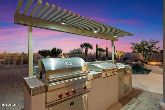 34599 N 99th Way, Scottsdale, AZ 85262 - fenced backyard with a pergola and a patio