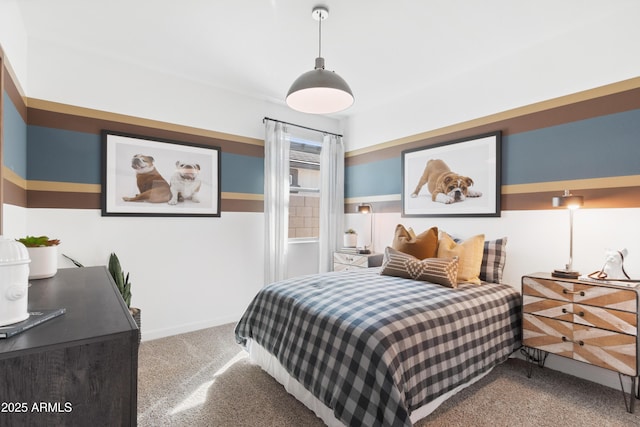 bedroom featuring carpet floors