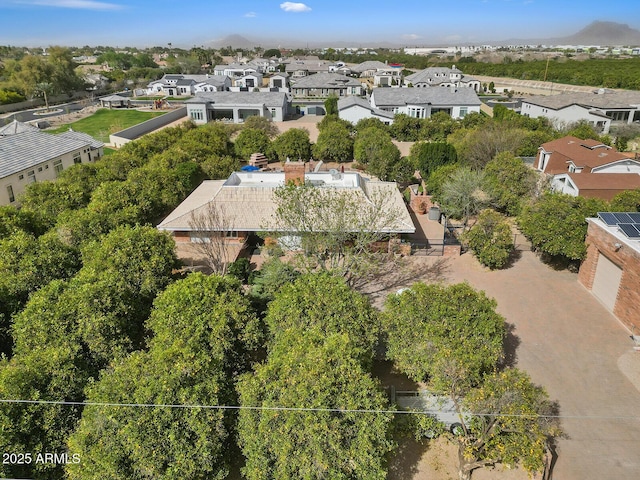 birds eye view of property featuring a residential view