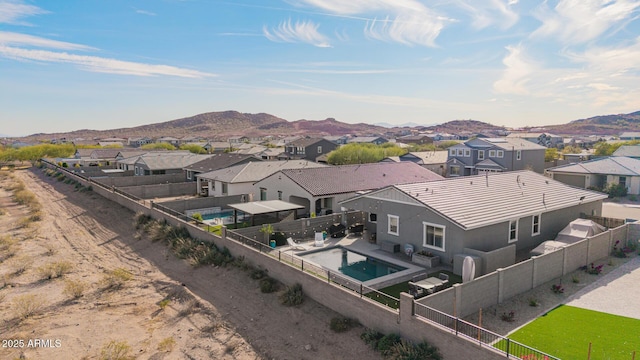 28883 N 131st Dr, Peoria, AZ 85383 - aerial view with a residential view and a mountain view