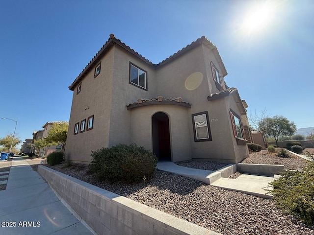 view of mediterranean / spanish-style house