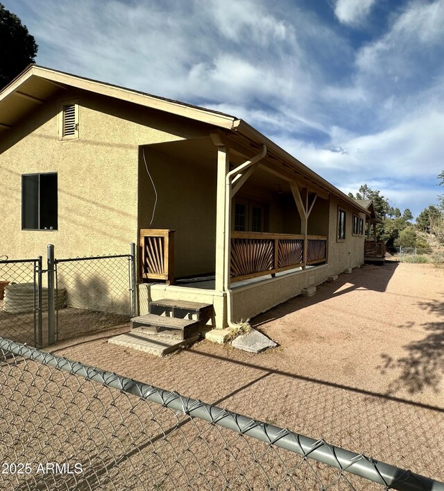 414 W Frontier St Unit A, Payson, AZ 85541 - view of home's exterior with stucco siding