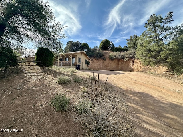 414 W Frontier St Unit A, Payson, AZ 85541 - view of front of property with covered porch and stucco siding