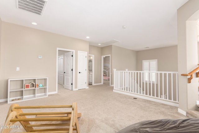 6870 S Crestview Dr, Gilbert, AZ 85298 - interior space with carpet floors, baseboards, and recessed lighting