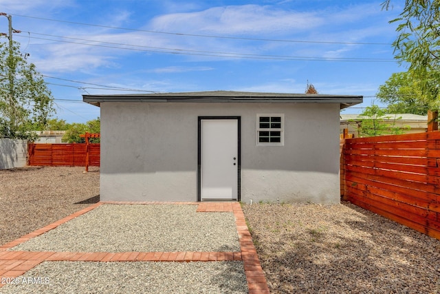 2122 W Virginia Ave, Phoenix, AZ 85009 - view of outdoor structure with a fenced backyard