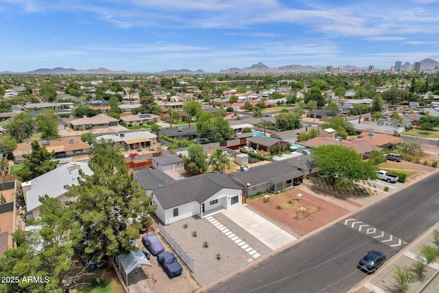 2122 W Virginia Ave, Phoenix, AZ 85009 - aerial perspective of suburban area with a mountain backdrop