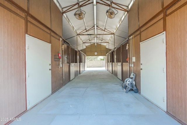 view of horse barn