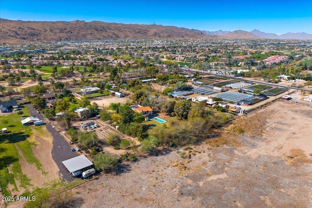 3264 E Vineyard Rd, Phoenix, AZ 85042 - bird's eye view featuring a mountain view